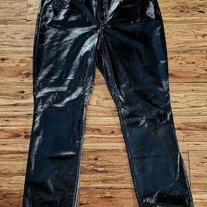GAP Glossy Black Slim Pants